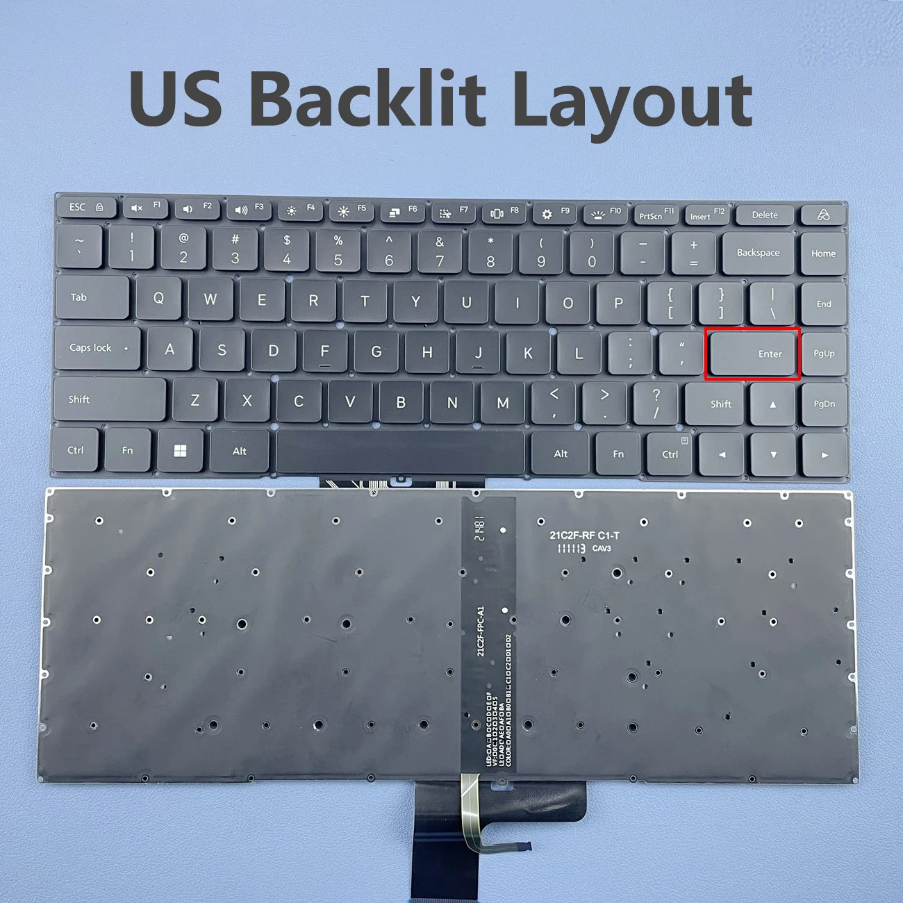 US Backlit Laptop Keyboard for MI Redmi Book Pro RMA2207/RMA2208 Series MK100000007A9 MK100000007A9 KT0121C2FS41USA00