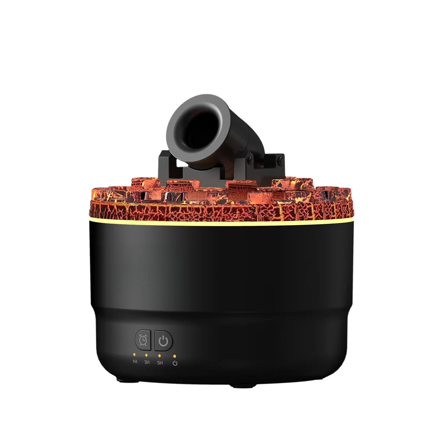 Portable Ultrasonic Volcanic Lava Crack Aroma Diffuser Air Purifier Jellyfish Design Humidifier for Home Office Decor