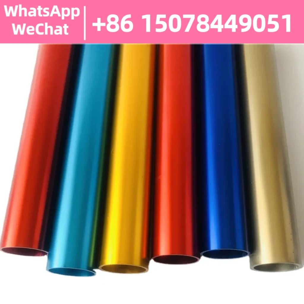 

Factory Direct sales aluminum extruded tube aluminum alloy color anodized aluminum tube color specifications can be customized