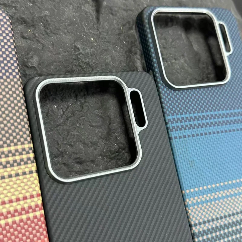 

Suitable for Xiaomi15sproKevlar Phone Case Magnetic Xiaomi15sProMoonrise Blue Aramid Protective Case Hard Shell