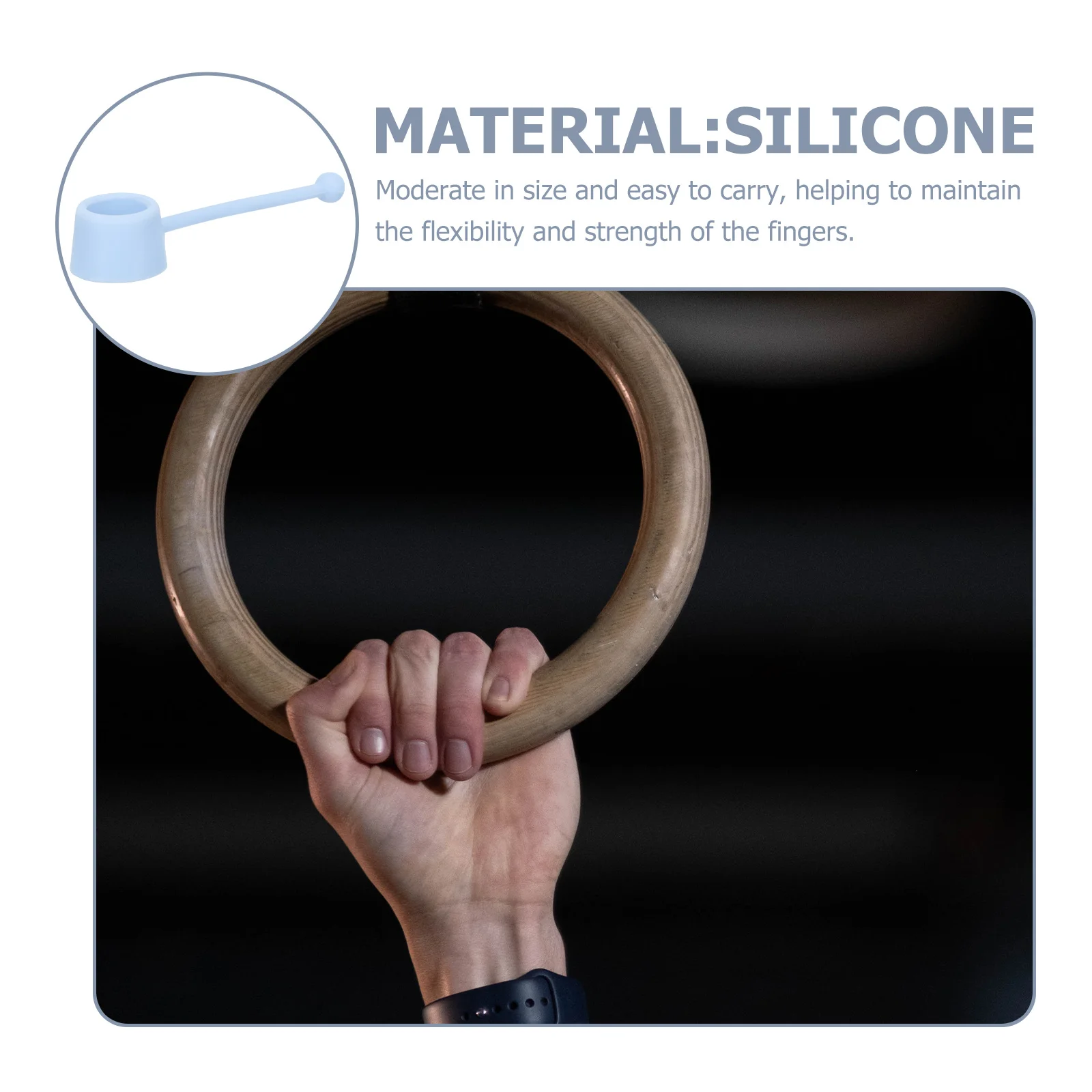 

5pcs Finger Strengthener Portable Piano Guitar Training Device For Beginners Hand Fatigue Relief Finger Exercisers Hand Trainers