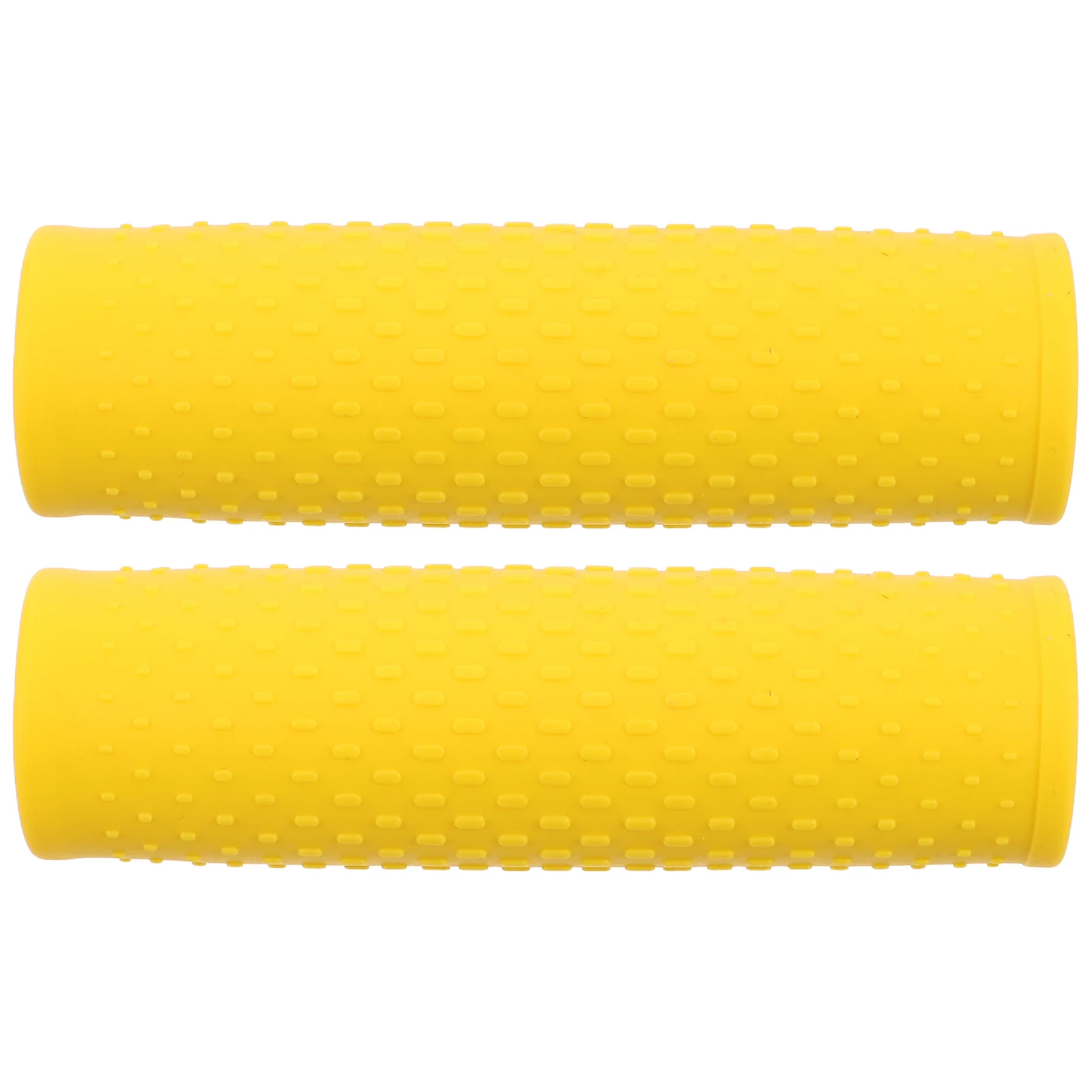 

2pcs Electric Scooter Accessories Comfortable Non Black Handlebar Grips Replacement Parts Rubber Scooter Bike