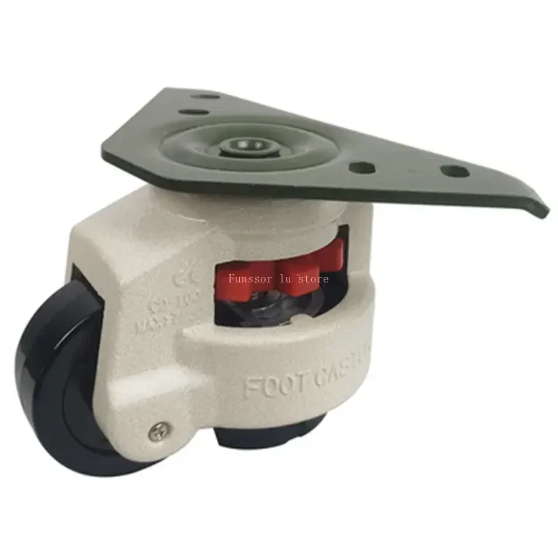 1PCS Level Adjustment Wheel/Casters,GD-60F,GD-80F,GD-100F Flat Support, ForHeavy Equipment ,Industrial Casters