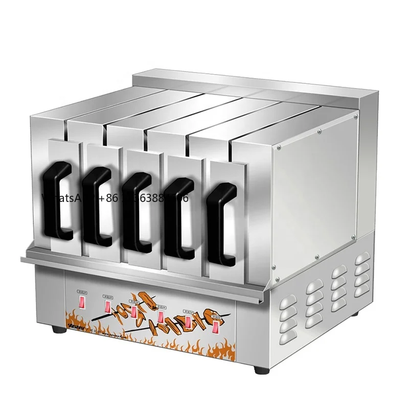 

Горячая новинка 2026: Электрическая печь-гриль для шашлыка и мяса на 250 градусов, 27, 45, 72 шт.