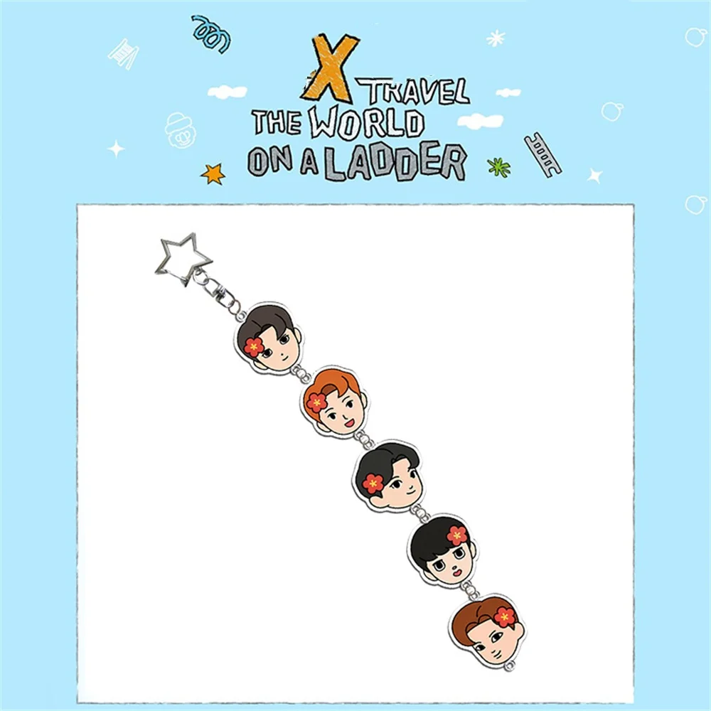 Креативные длинные брелоки-подвески для сумок BAEKHYUN SEHUN XIUMIN CHANYEOL: сувениры для фанатов, мультяшные кулоны, аксессуары для костюмов