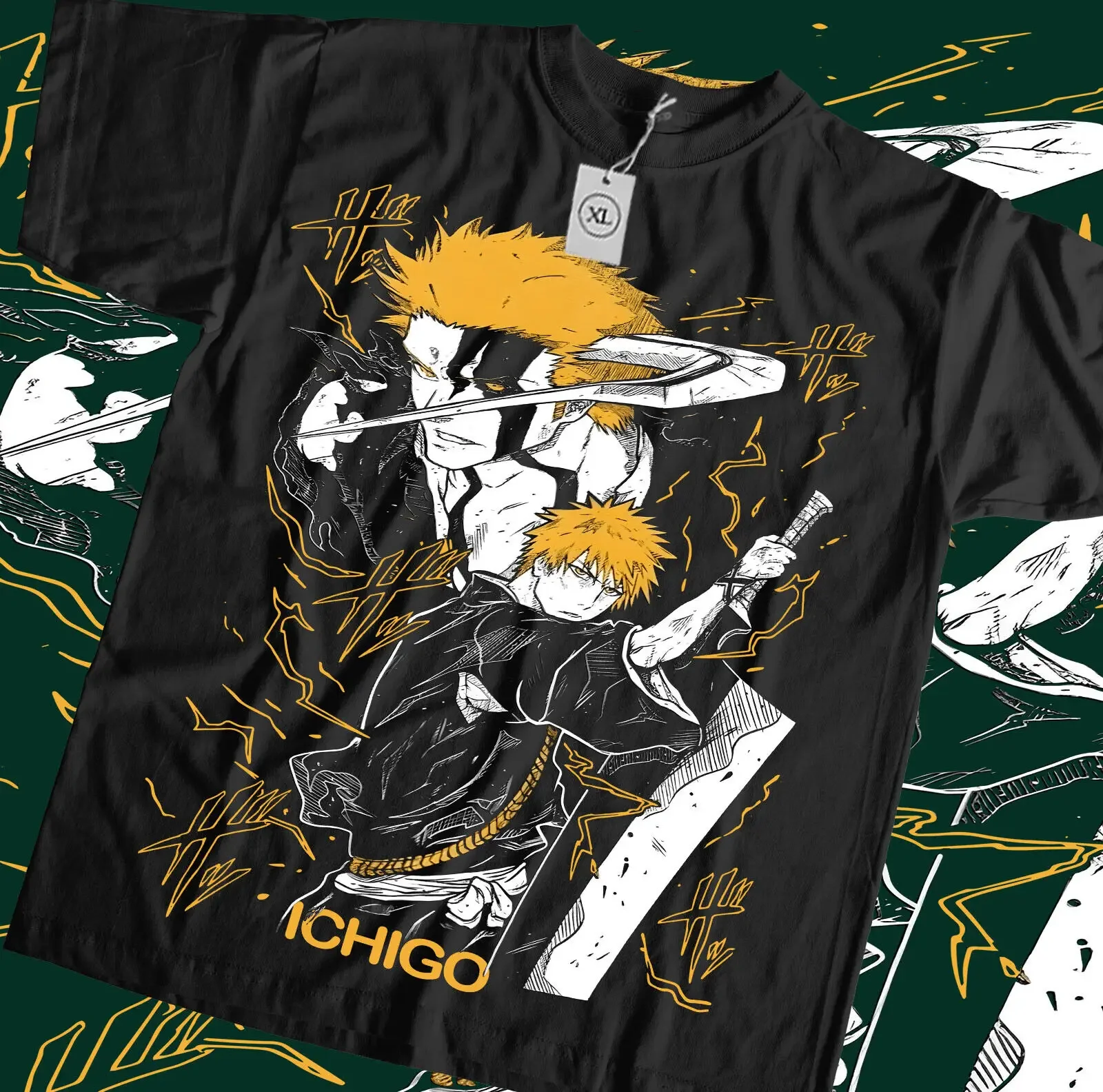 

Bleach Ichigo Kurosaki Manga New T-shirt,Anime,Manga,Graphic Tee All Size