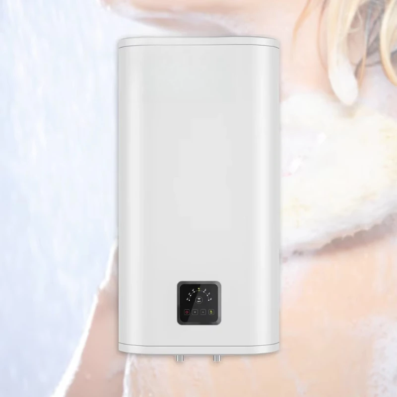 

30L 50L 80L 100L vertical ultra-thin flat enamel household double tank boiler water storage electric water heater