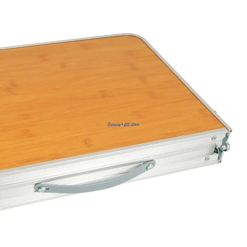 Y51d Plagnics Plagnics Desk Bamboos Table Camping Table Table Outdoor Forderial Table للسفر ، الشواء ، دائمة الشاطئ #2