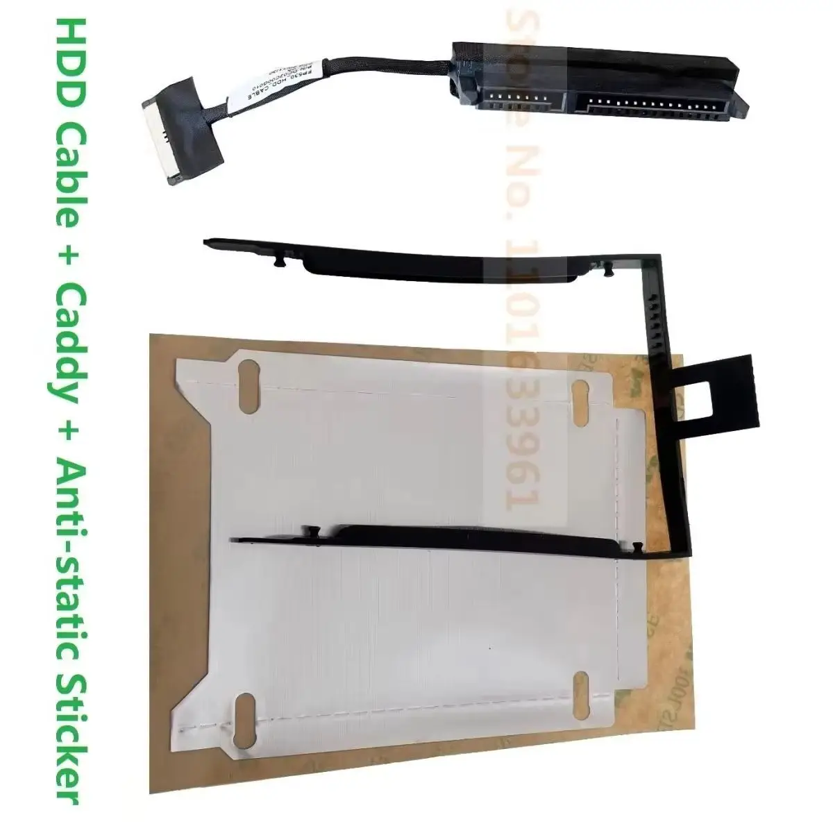 Replacement 2.5 SATA HDD Hard Drive Cable Connector Caddy Frame Bracket for Lenovo ThinkPad P53 FP530 MPN: DC02C00G010 02DM497