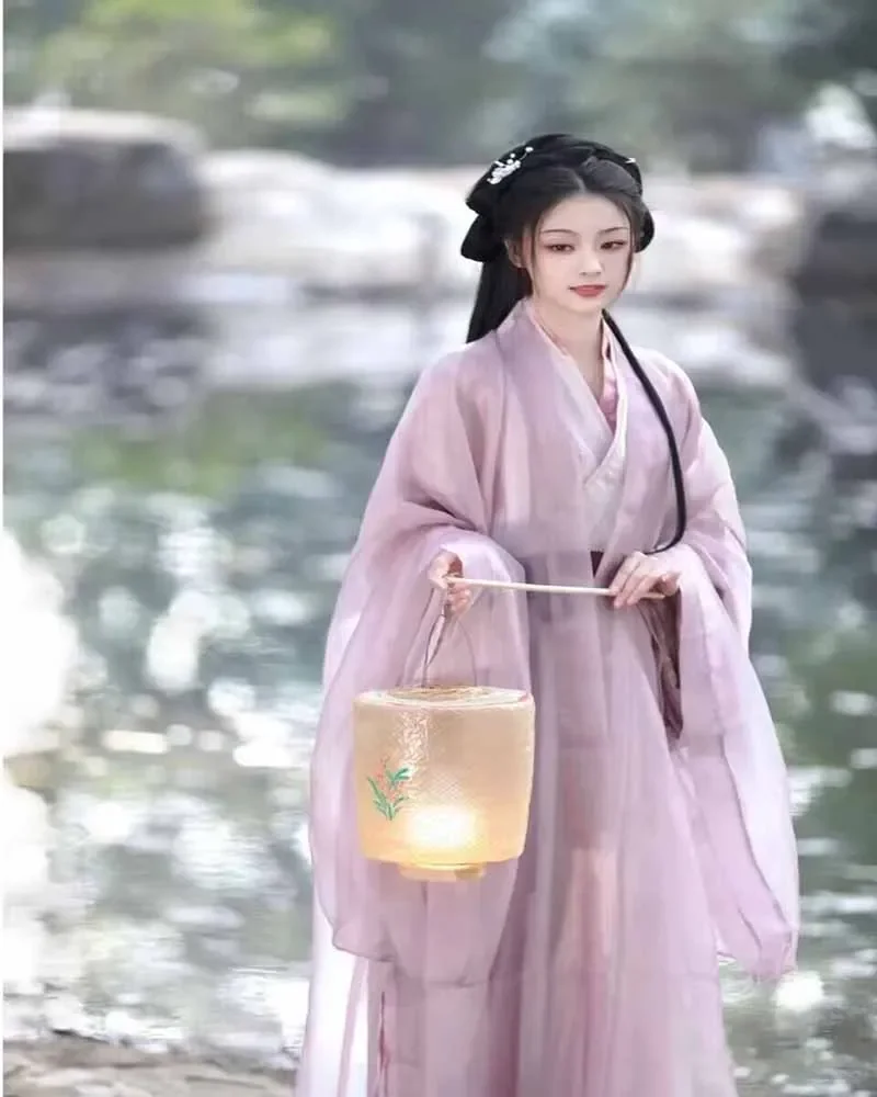 

Hanfu Dress Women Cosplay Costume Chinese Ancient Traditional Hanfu Stage Dance Dress Hanfu Purple Dress For Women Plus Size XL