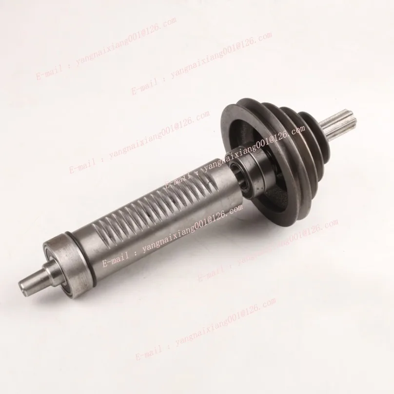 16MM Bench Drill Parts Main Shaft Assembly,Drive Shaft Spline Sleeve Gear Shaft Pulley Assy Z516 Drilling Machine Accessories