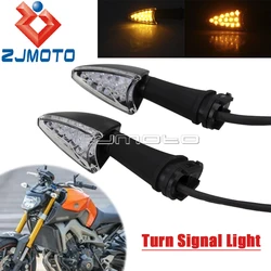 Motorcycle Turn Signals Light Amber Flasher Indicators LED Turn Blinker For Yamaha MT-09 TDM 900 WR250R Tracer 900/GT YZF YZR FZ