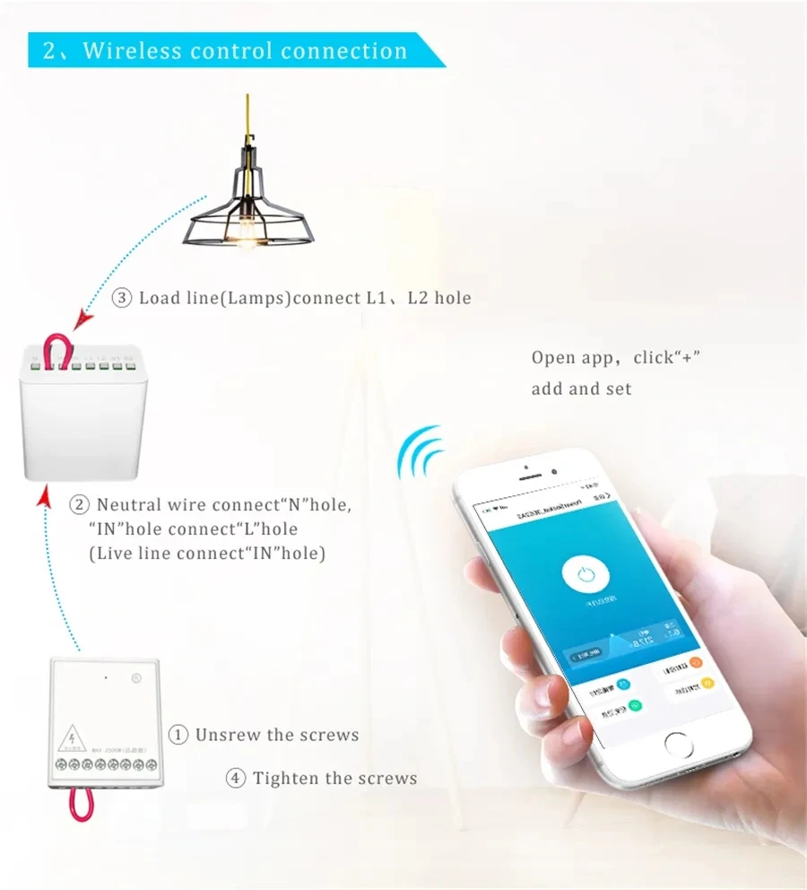 Original Aqara two-way Control Module Wireless Relay Switch Controller Zigbee Smart Channels Work With Mi Home Home APP