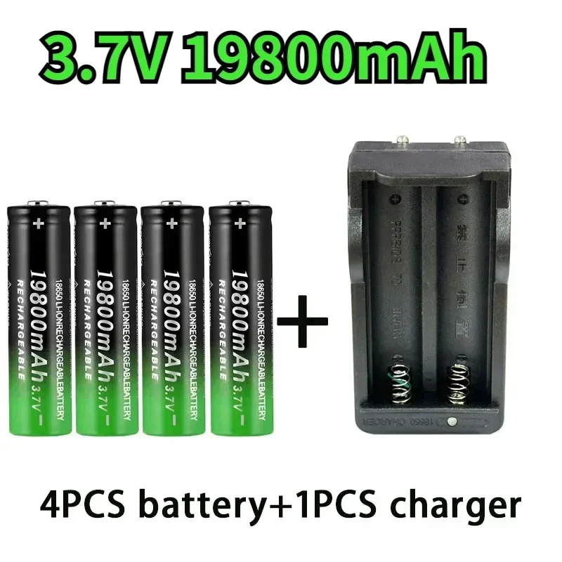 18650 Battery Best-selling  Lithium-ion 3.7V 19800MAH+charger Rechargeable Battery Suitable for Screwdriver Battery