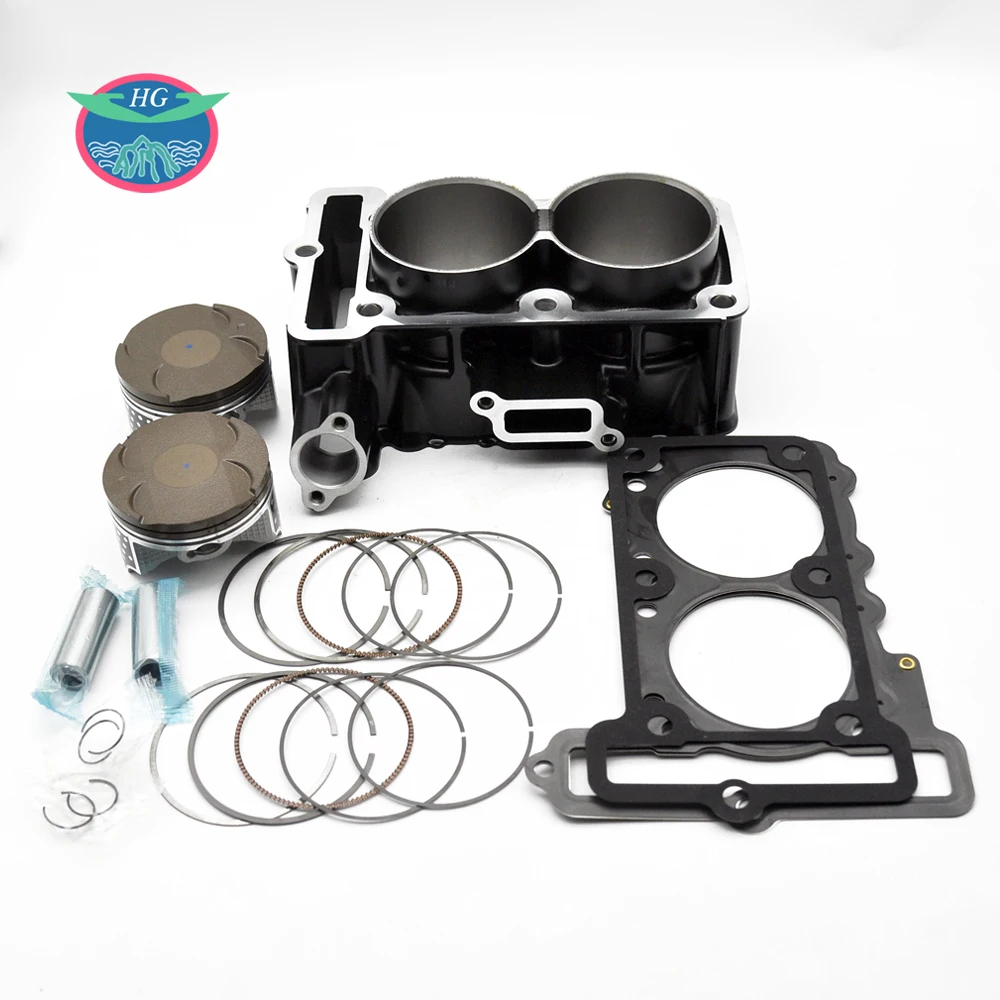 Ninja300 Z300-K Motorcycle Cylinder Head Piston Rings Gasket Kit 67mm*2 Modified Upgrade Type Crank Mechanism