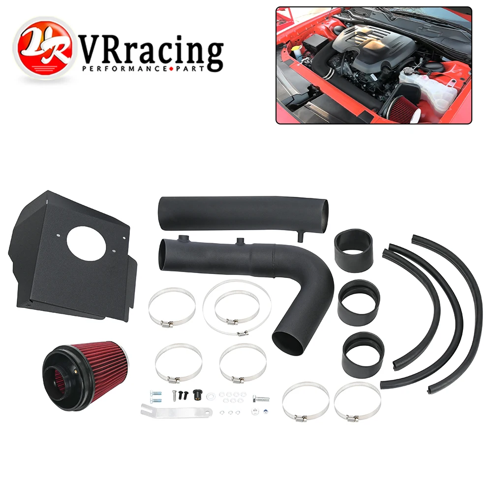 

Cold Air Intake Kit w/ Filter & Heat Shield Air Intake System Kit For 2011-2020 Charger/Challenger/300 3.6 V6