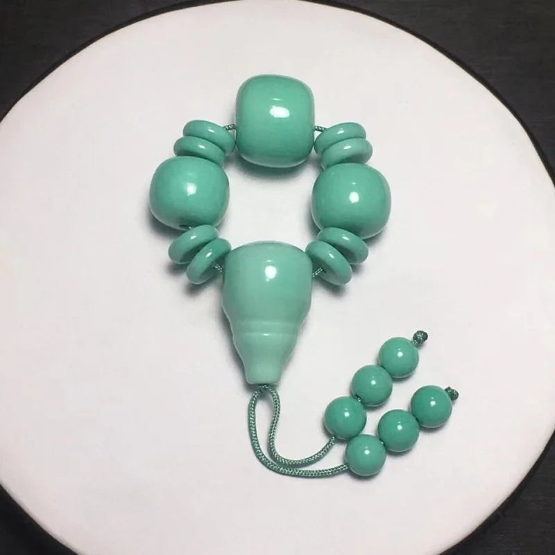 

Turquoise Loose Single Three-way Accessories Top Waist Bead 108 Buddha Beads Full Set Bracelet
