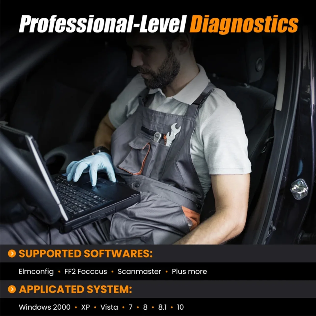 FORscan ELM 327 OBD2 Diagnostic Scanner USB V1.5 HS/MS CAN Switch For Ford Vehicles Code Reader - Image 5