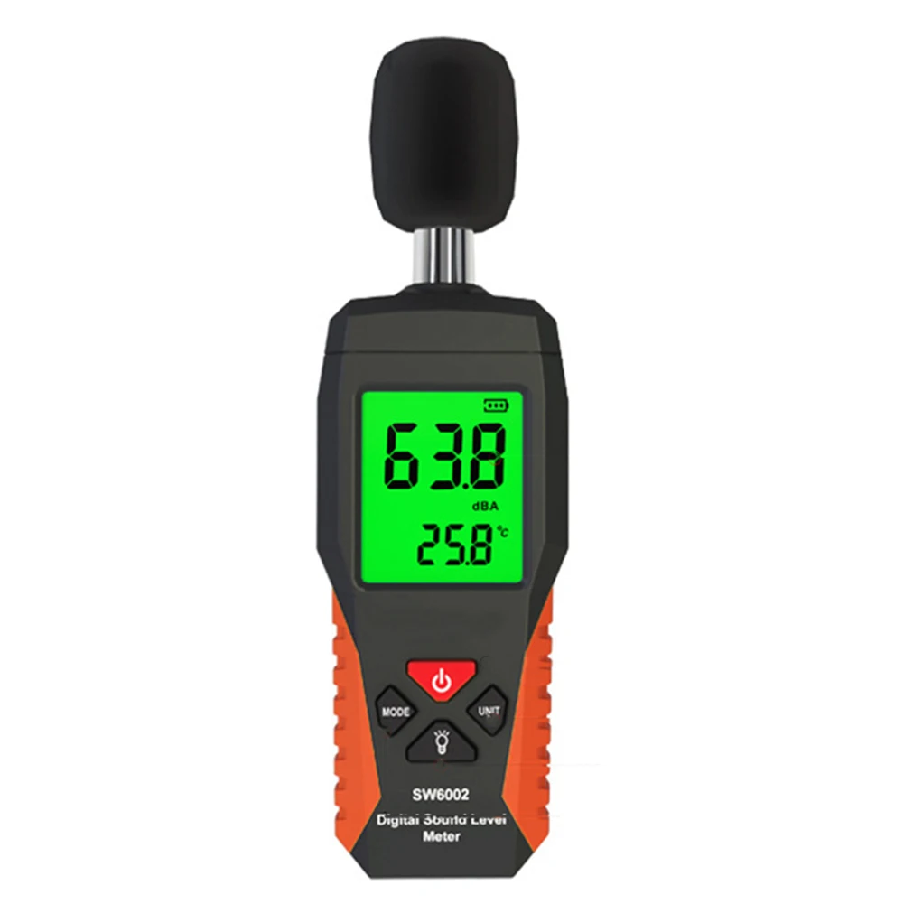 1pcs Decibel Meter Portable Sound Level Meter,decibel Sound Meter 30-130 DB,dB Meter Tools 180*60*30 Mm