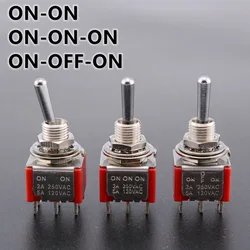 1 Piece ON-ON / ON-OFF-ON /ON-ON-ON DPDT Mini Toggle Switch for Electric Guitar or Bass CN(Origin)