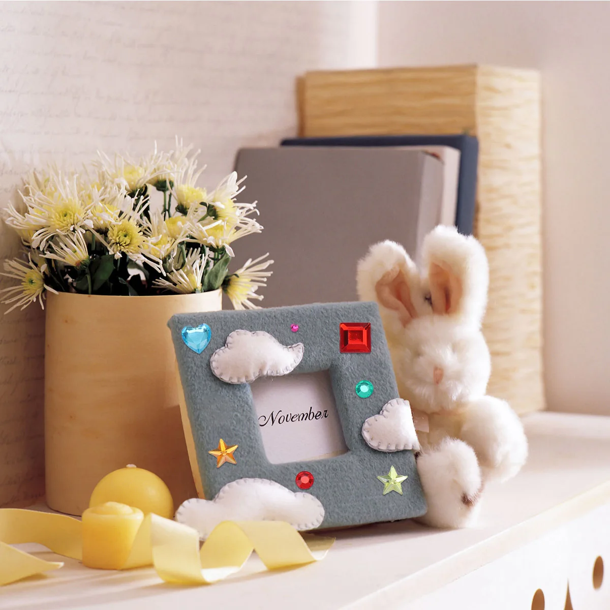 

12 Sheets Colorful Crystal Diamond Stickers Acrylic Rhinestone DIY Craft Decor for Picture Frames Cell Phones Kids Art Projects