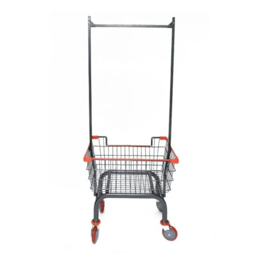 

Двухстоечный стеллаж Charcoal Grey 2.5-Bu с красной отделкой