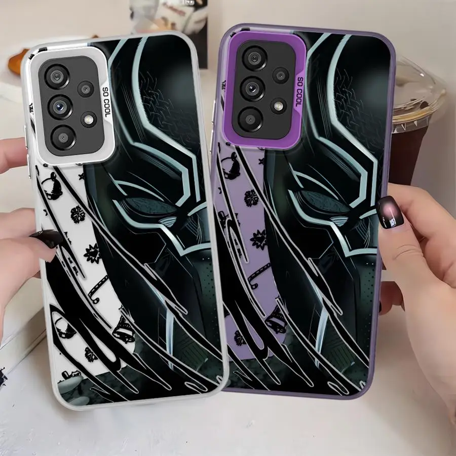 Marvel Black Panther Deadpool Christmas Phone Cover Case for Samsung Galaxy A17 A54 A51 A04 A24 A25 A31 A07 A56 A23 A15 A16 A26