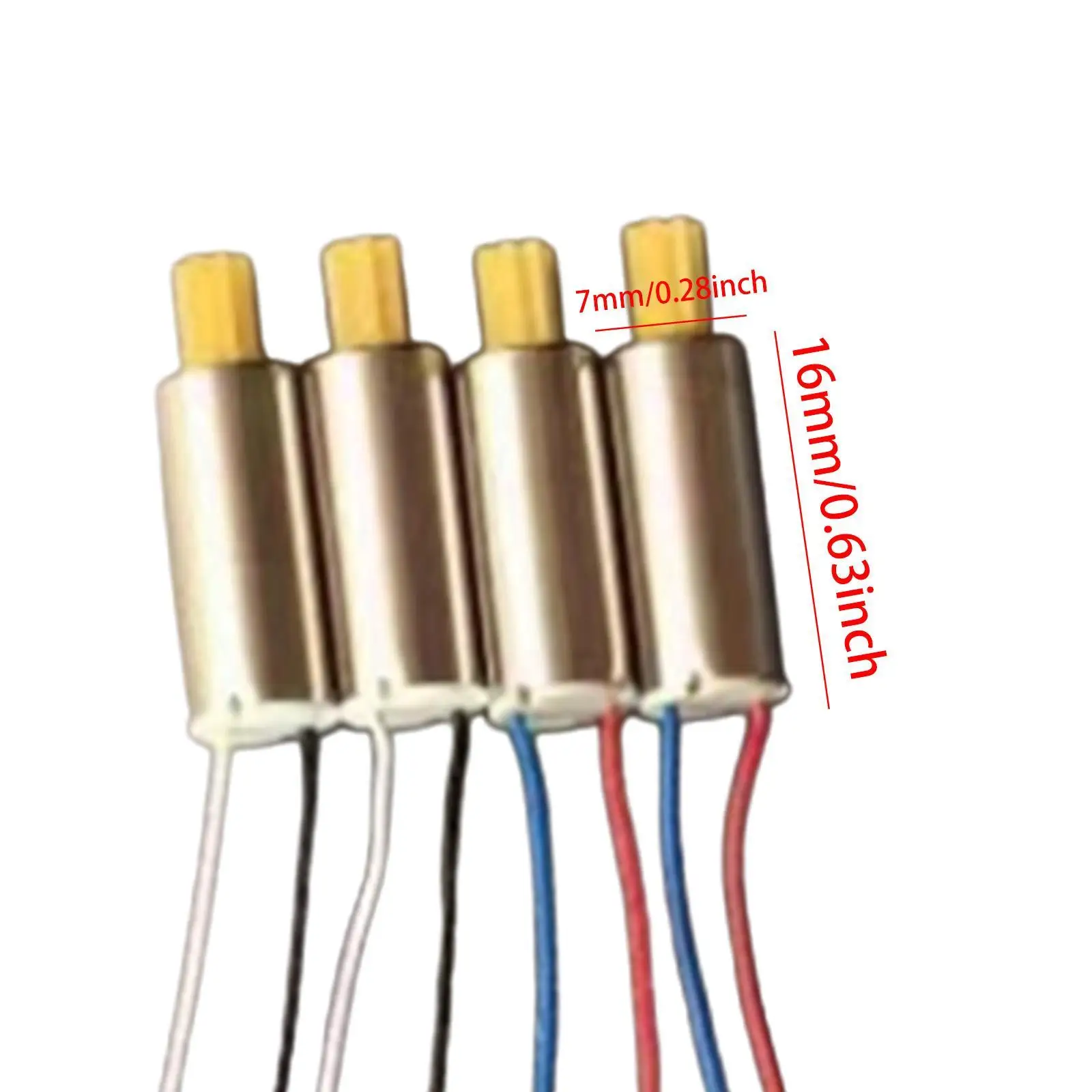 4x RC Drone Motors Professional Practical Quadcopter Motors for E88Pro E88