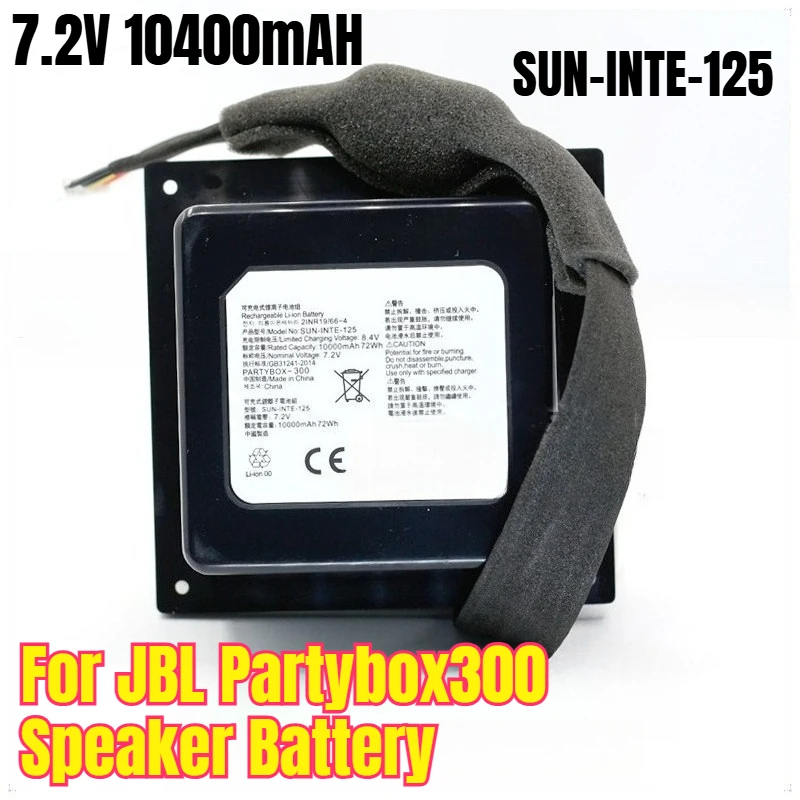 

7.2V 10400mAH SUN-INTE-125 Battery for JBL Partybox300 Speaker