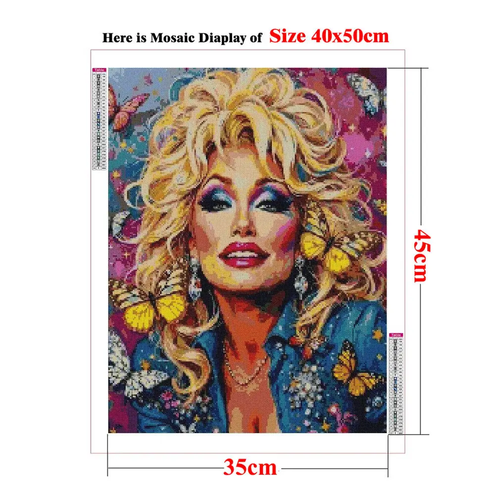 New Arrival Diamond Embroidery Movie Character Famous Actor Retro Man Portrait Mosaic DIY Diamond Painting Christmas Gift