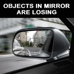 Car Styling Word OBJECTS IN MIRROR ARE LOSING SET Car Sticker for Door Window Laptop Decal on Cars Motorcycle Decorate Accessory