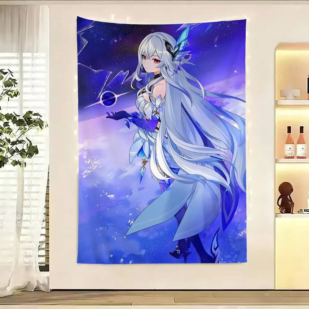 

Game G-Genshin Impact Flag Outdoor Decorations for Bedrooms Home Decor Items Decoration Banners