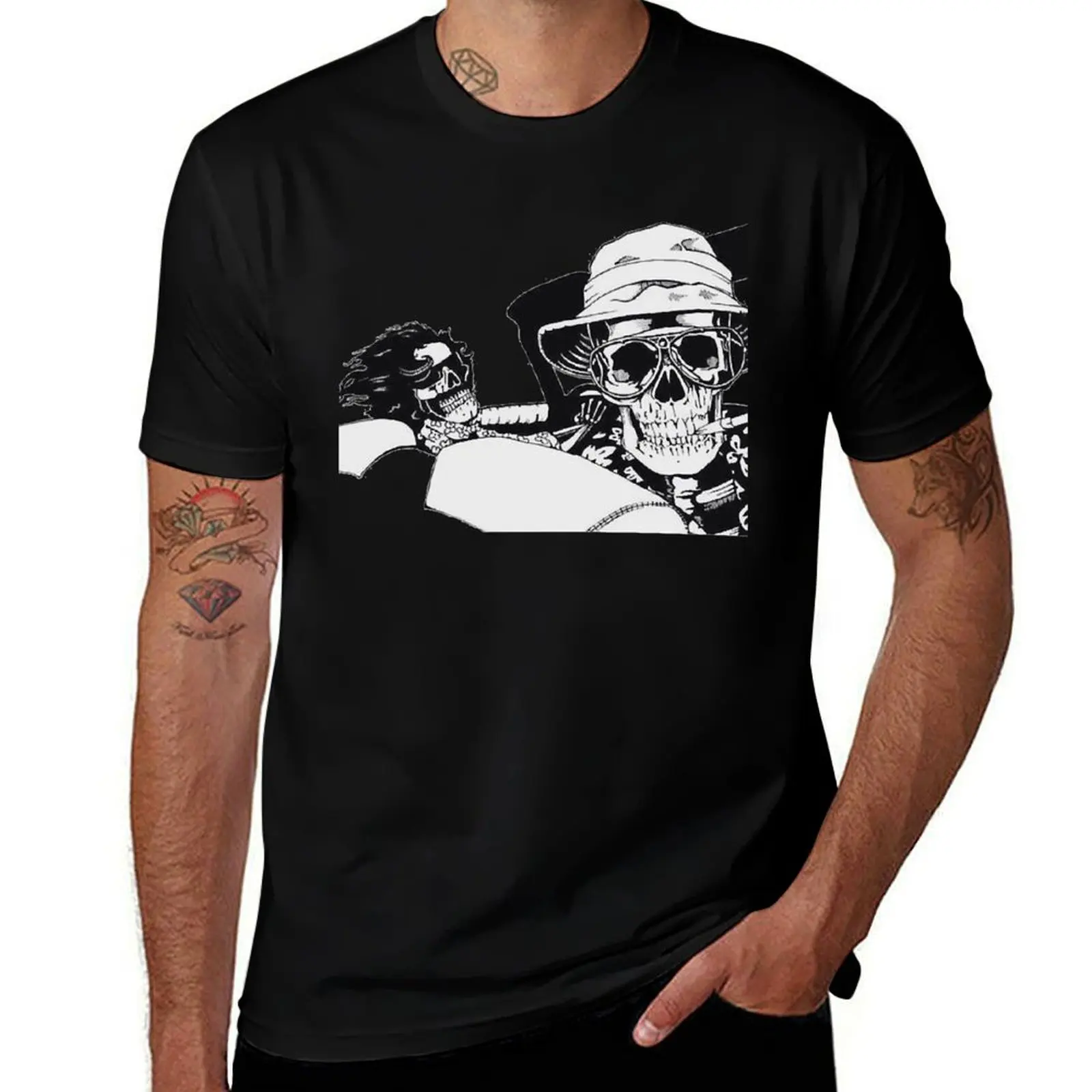 Vintage Style Arts Fear And Dying In Las Vegas Like To Try Again T-Shirt Christmas Casual Tee Shirt