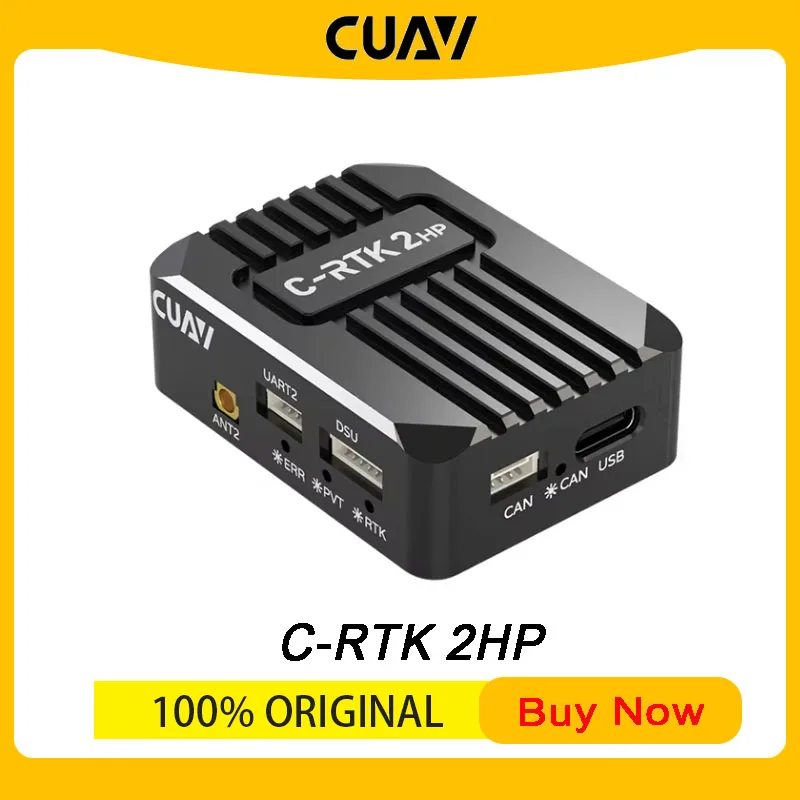 CUAV C-RTK 2HP Dual Antenna RTK GNSS Module Centimeter-level Positioning Heading RM3100 DroneCAN PX4 Ardupilot UAV Surveying