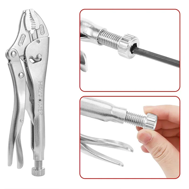 2025 أدوات شديدة التحمل من الدرجة الصناعية قوة الفم الدائرية وجع نوع كماشة قوية كماشة الضغط متعددة الوظائف