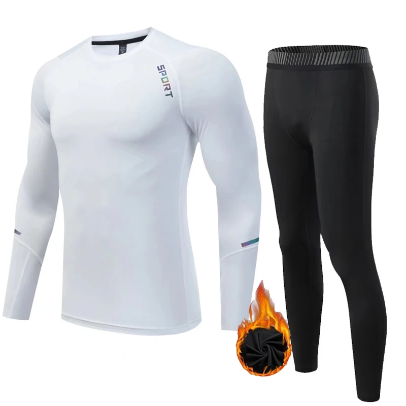 Smile-Chemise à col roulé pour homme, sous-vêtement chaud, seconde peau astronomique, sous-vêtement de sport de compression, couche de base chaude,