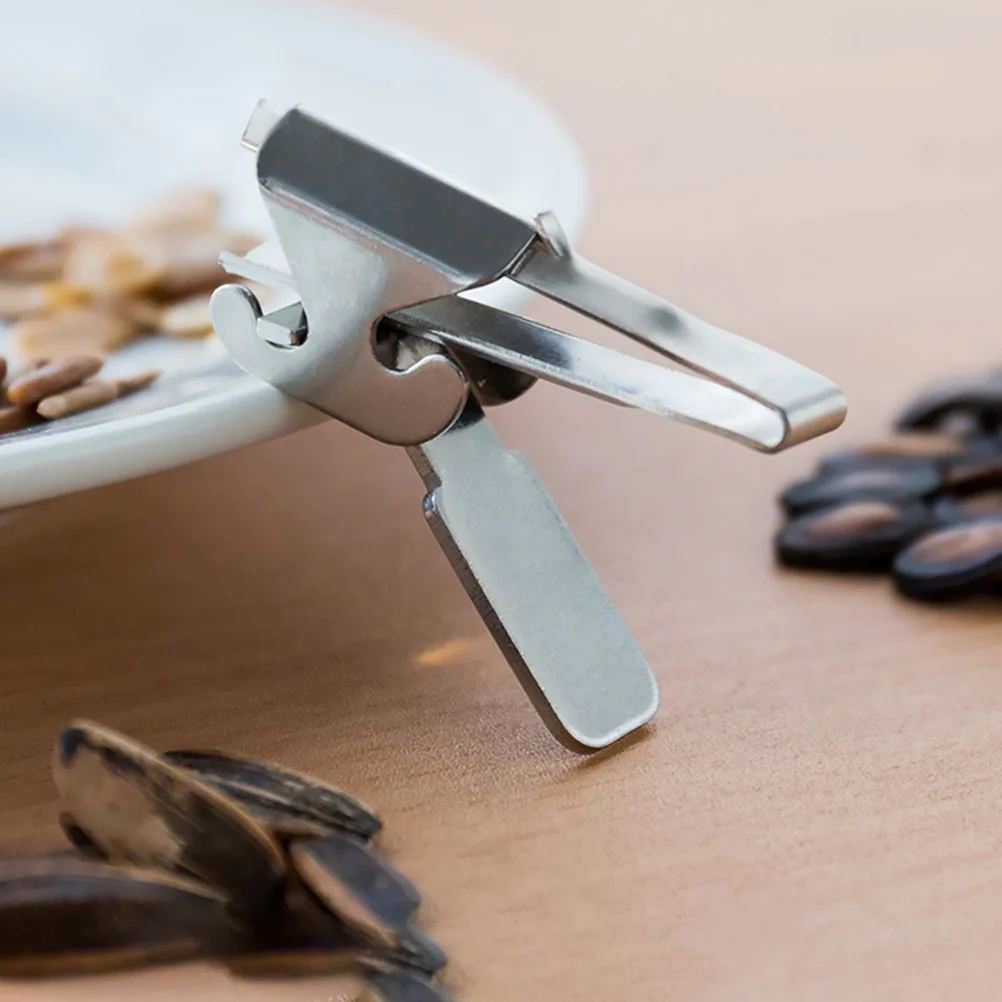 

3 шт., шелушитель для орехов Guaziqi из нержавеющей стали для семян подсолнечника, дыни, кедровых орехов, твердый открывалка для шелушения, портативный инструмент для шелушения