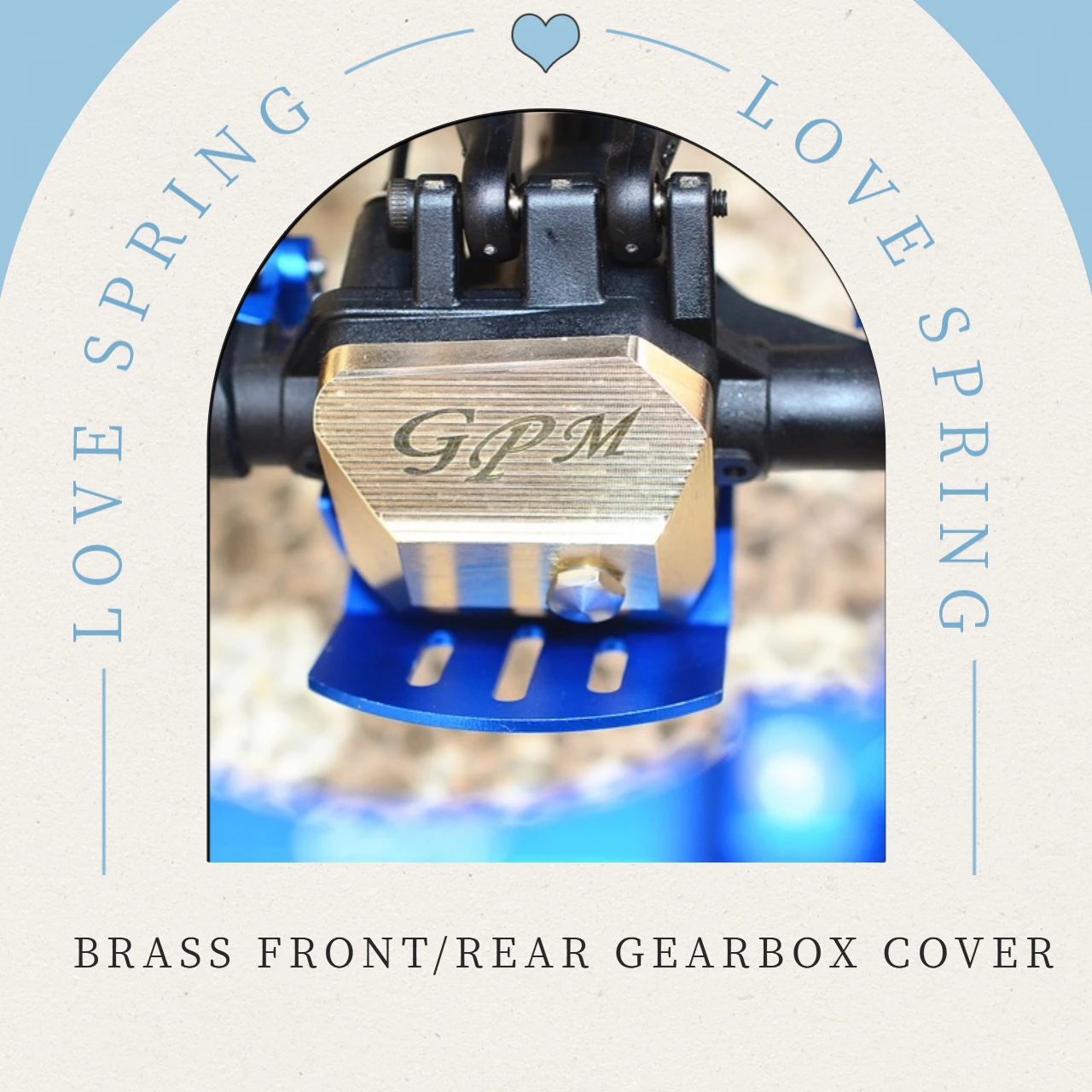 

Латунная передняя/задняя крышка коробки передач для TRAXXAS 1/10 TRX4 Defender Trail Crawler