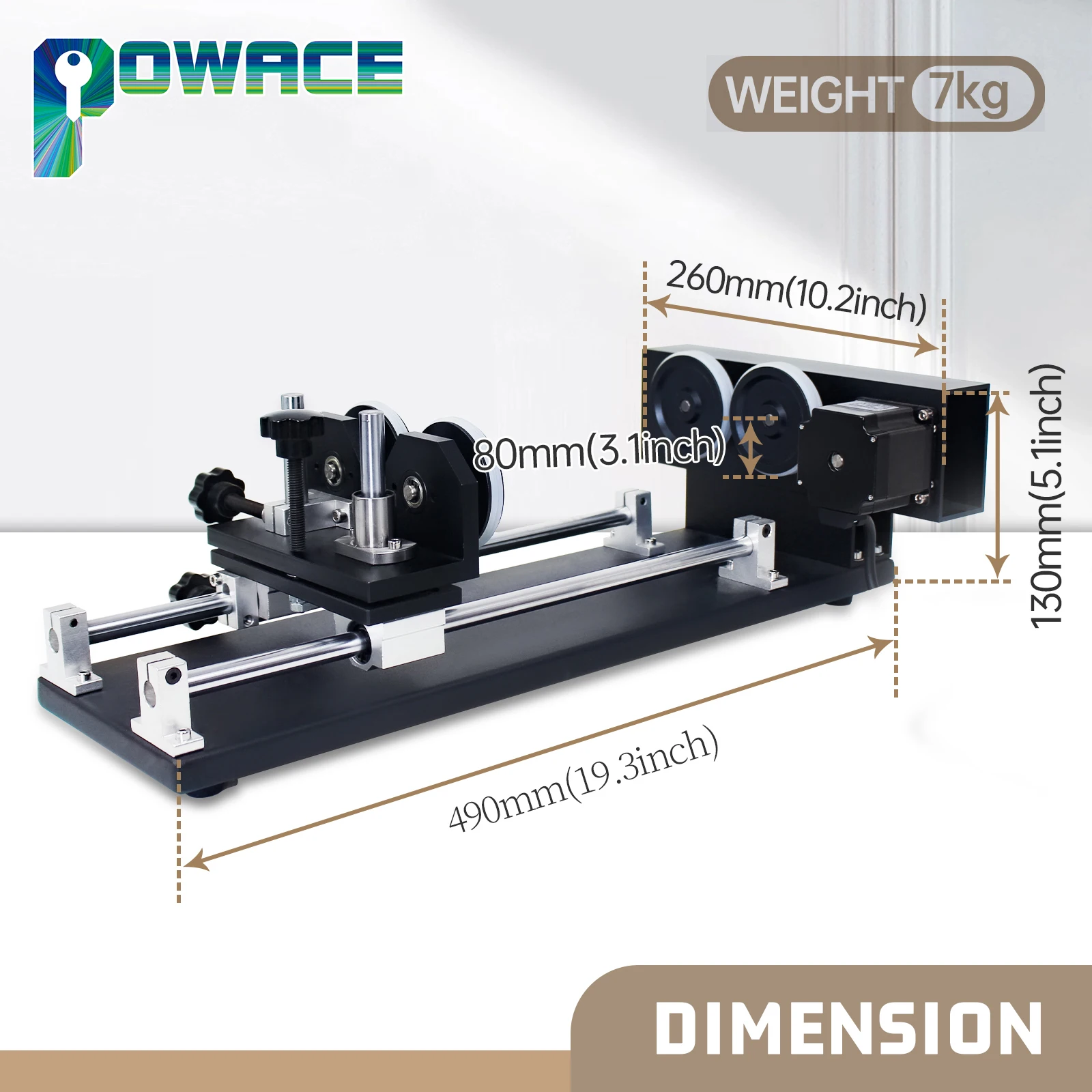 

Mini CO2 Lathe Table 360° Rotatable Rotary Axis Cutter Engraving Attachment With 4 Wheels + 2PH Stepper Motor