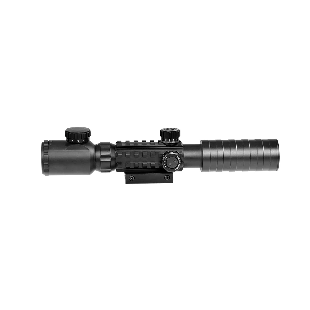 LUGER 3-9x32 EG Hunting Scope Red Green Illuminated Optic Sight Tactical Riflescope 11/20mm for Picatinny Rifle Air Gun