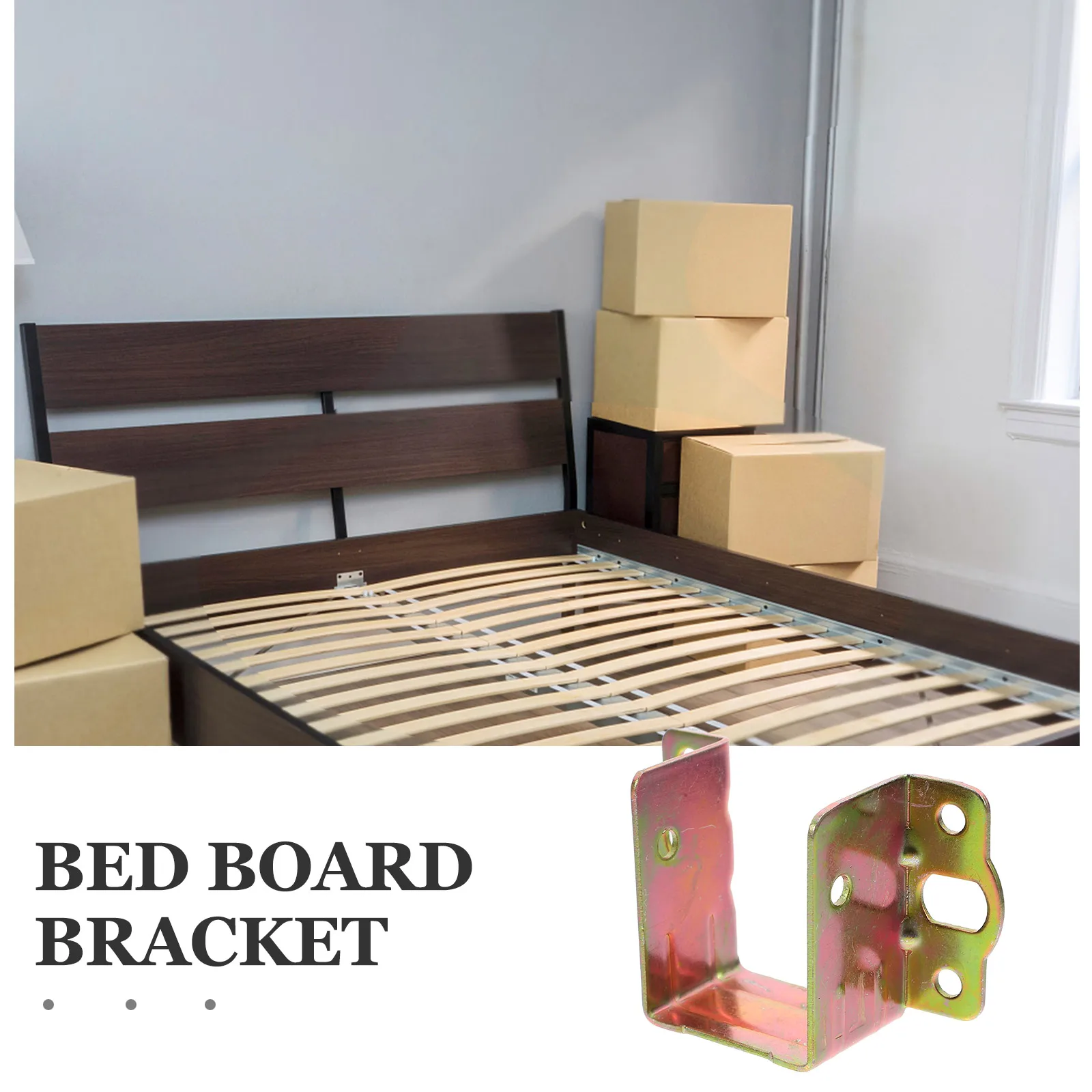 

6pcs Thickened U-Shaped Rail Bracket 35Mm Heavy Duty Metal Frame Support Hardware Plate Buckle For Strong Fixation Bed Board