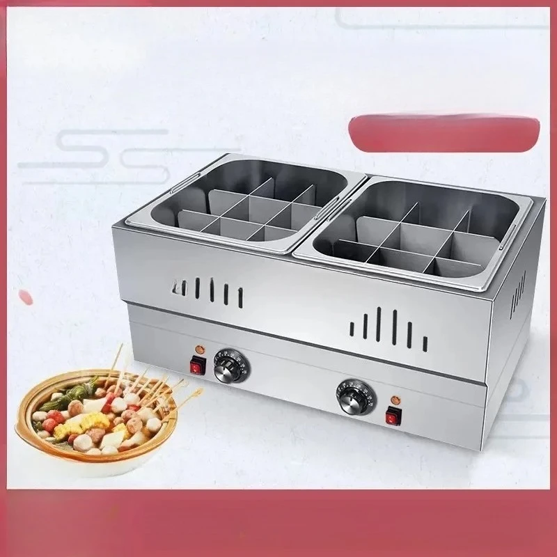 SGF Oden Cooking Machine Commercial Plaid Pot Large Capacity Skewers