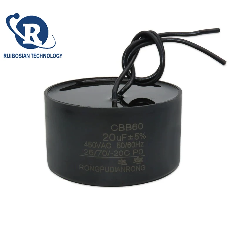 CBB60 Stainless steel deep well pump capacitor 30/35/40/50/60/70UF Oil-immersed pump capacitor 450V