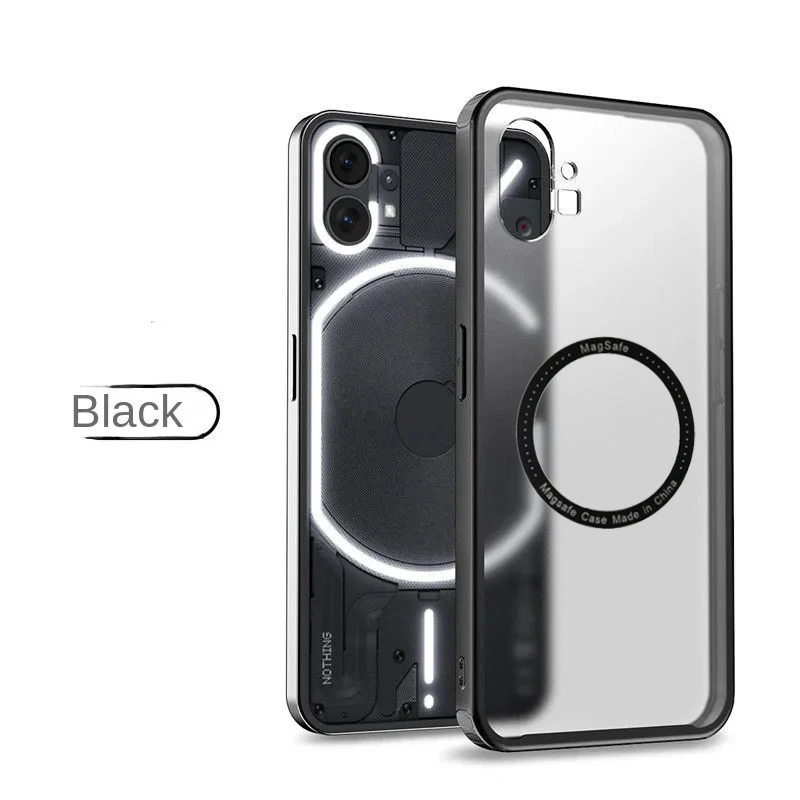 

For Nothing Phone 2 1 Case matte Shockproof Magnetic Wireless Charging Case Shell for Nothing Phone2 Phone1 Protection Cover