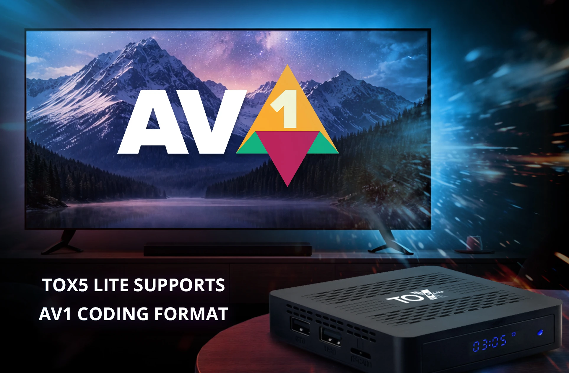 TOX4 Smart TV Box 4K Android 13 RK3528