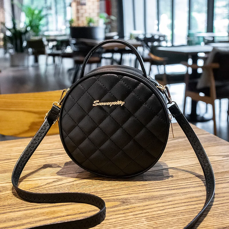 high-end Design Small Round Bag 2022 New Women\'s Handbag Trend Fashion Single Shoulder Crossbody Bag Woman Underarm Bag