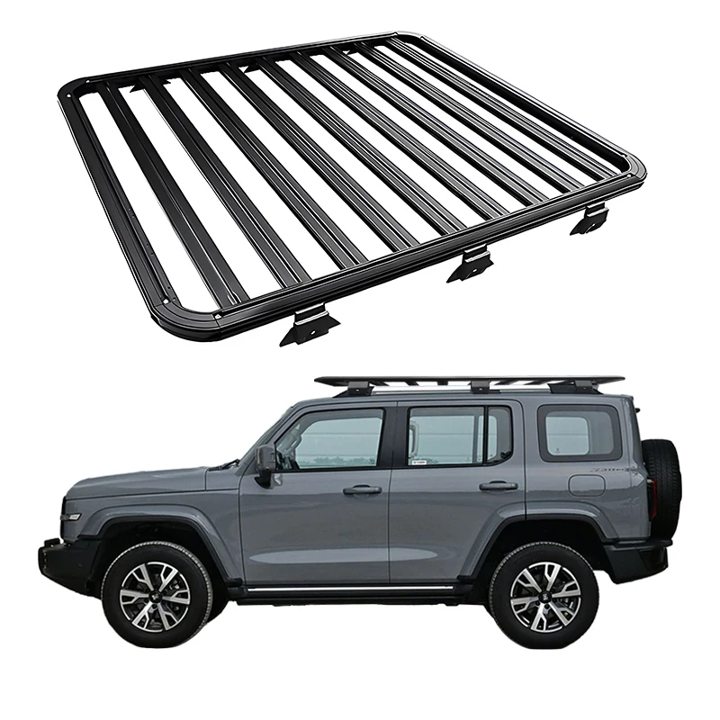 

122x160cm Cross Bar Frame Guality Aluminum 4x4 Luggage Bar Car Roof Rack Roof Luggage Basket for Tank 300 2021-2024 2025+