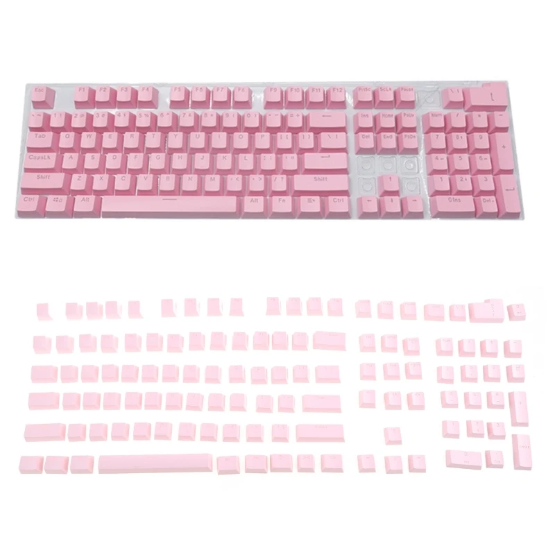 F3KE Only Keycap 104pcs ABS Backlit Keycap OEM Translucent Two-color Injection Molding for Key Button for MX