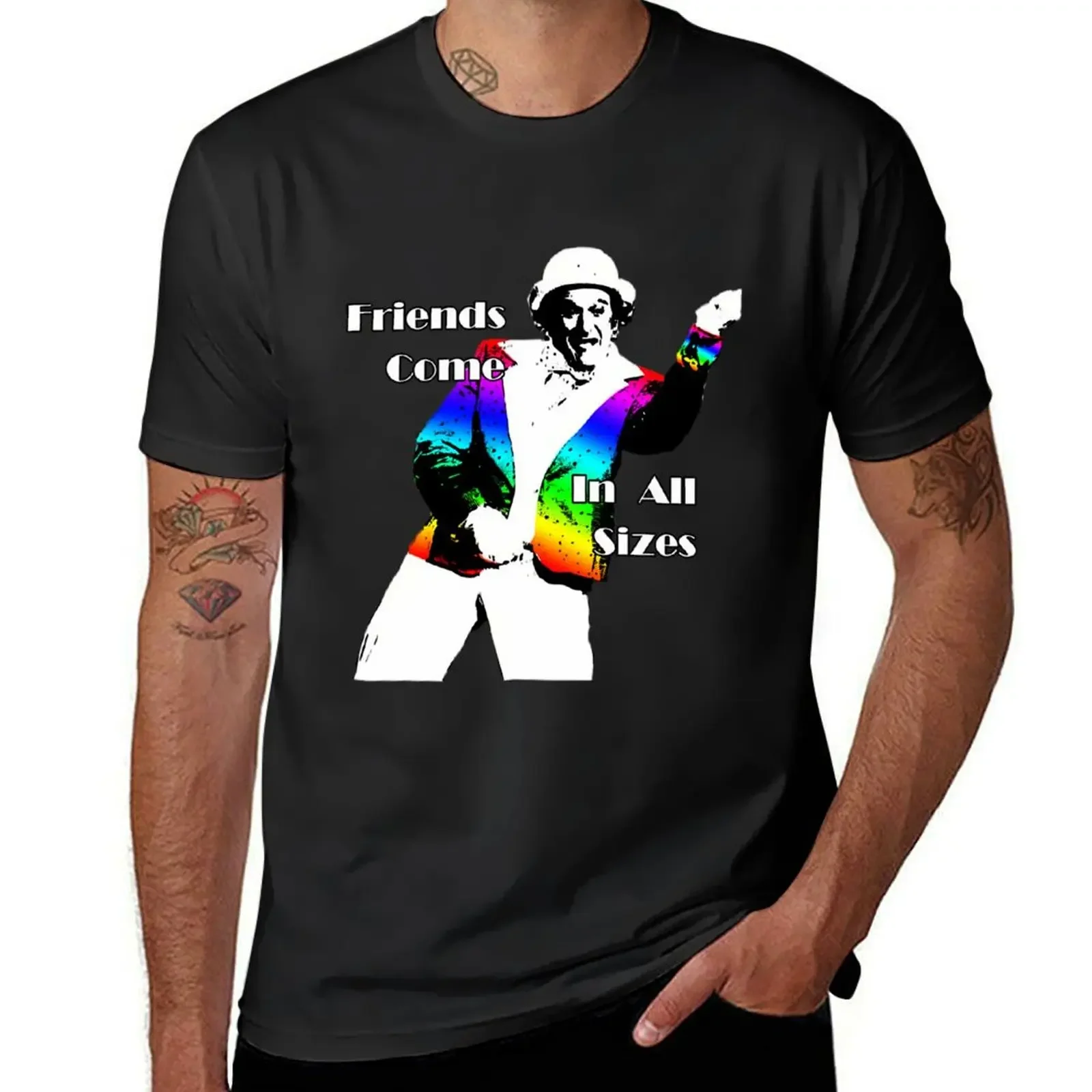 Death To Smoochy Rainbow Randolph- Friends Come In All Sizes T-Shirt anime tshirt cheap stuff plus sizes t shirt for men