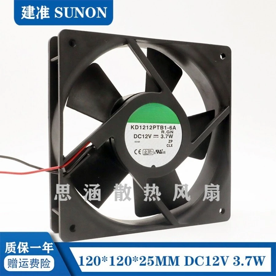 

Вентилятор охлаждения SUNON KD1212PTB1-6A 12025 12В 3,7Вт 12см с шарикоподшипником